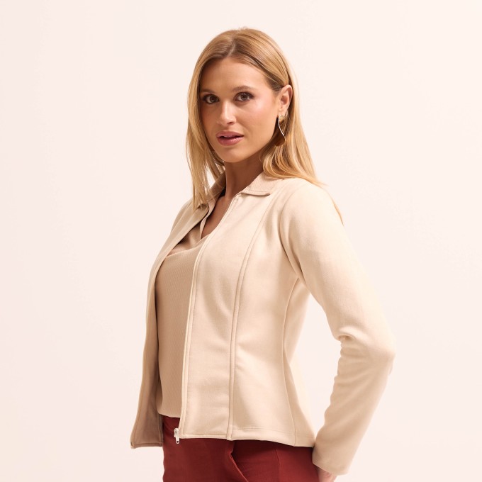 Casaco Feminino de Suede